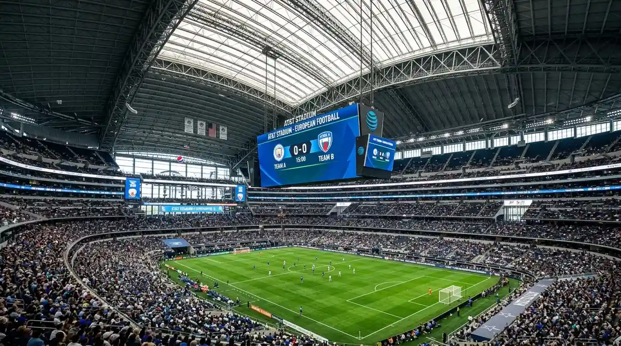 AT&T Stadium i Dallas – arenan där Sverige möter Japan i VM 2026
